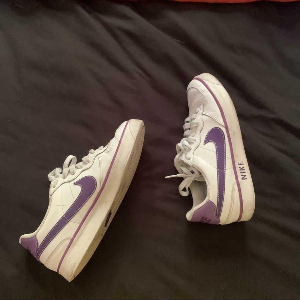 purple nike sneakers